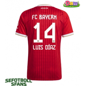 Bayern Munich Luis Diaz #14 Hemmatröja Kvinnor 2026-27 Kortärmad